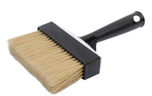 Кисть  Ракля  40*140мм  /светлый ворс, пластик. ручка  ''Black Edition''  DEСOR /760-140