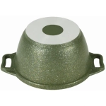 Кастрюля 1л «Trendy style»(malachite) со стеклянной крышкой к11tsml