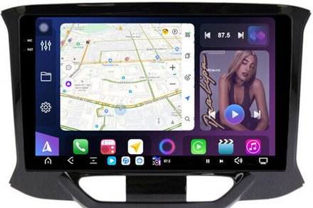 Магнитола для Lada Xray 2015-2022, Xray Cross - FarCar GX3110M монитор 9.5" 2K QLED на Android 14, TS20, 6+128Гб, CarPlay, 4G SIM-слот