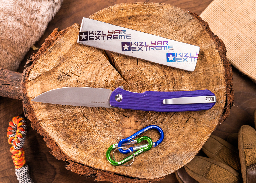 Нож SENCUT Scitus сталь D2 рукоять Purple G10