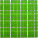 Мозаика стеклянная Green glass/Зелёное стекло (25х25) 300х300х4 мм (шт) > Сток