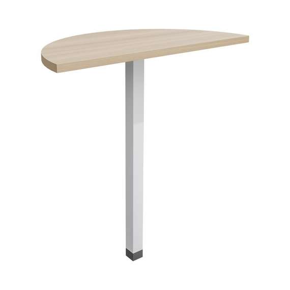 Континент-Про Стол приставной СП70, Ясень Шимо светлый 700х350х750