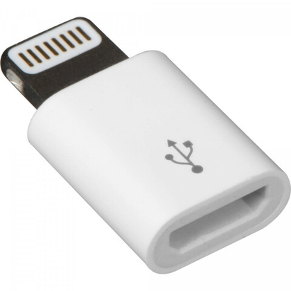 Адаптер micro USB/ Lightning тех.упак