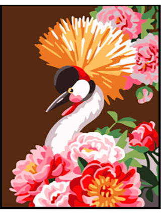 "Фламинго"-3373 канва с рисунком