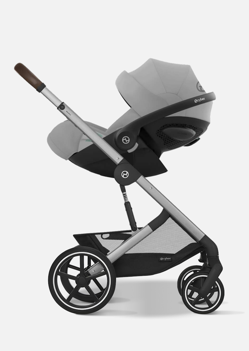 Cybex Детская коляска Balios S Lux BLK 2 в 1 цвет Stone Grey