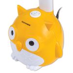 Светильник настольный SONNEN OU-603, на подставке, цоколь Е27, "Сова", желтый, 236673