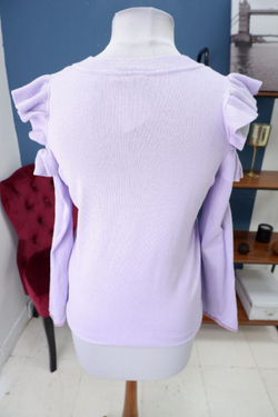 Джемпер с открытыми плечами 44-46 размер