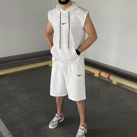 Костюм NIKE Майка/Шорты (бел.)