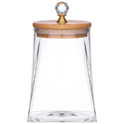 ЕМКОСТЬ ДЛЯ СЫПУЧИХ ПРОДУКТОВ AGNESS "KRISTALL" 900 МЛ 10,5*10,5*14,7 СМ. ЦВЕТ: ПРОЗРАЧНЫЙ