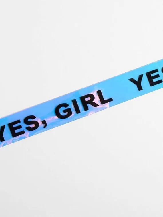 Голографический ремень в подарочной коробке Winter mood