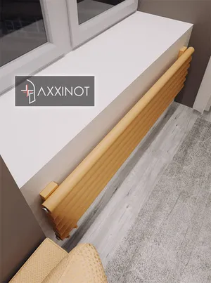 Axxinot Mono Z - горизонтальный трубчатый радиатор шириной 1000 мм