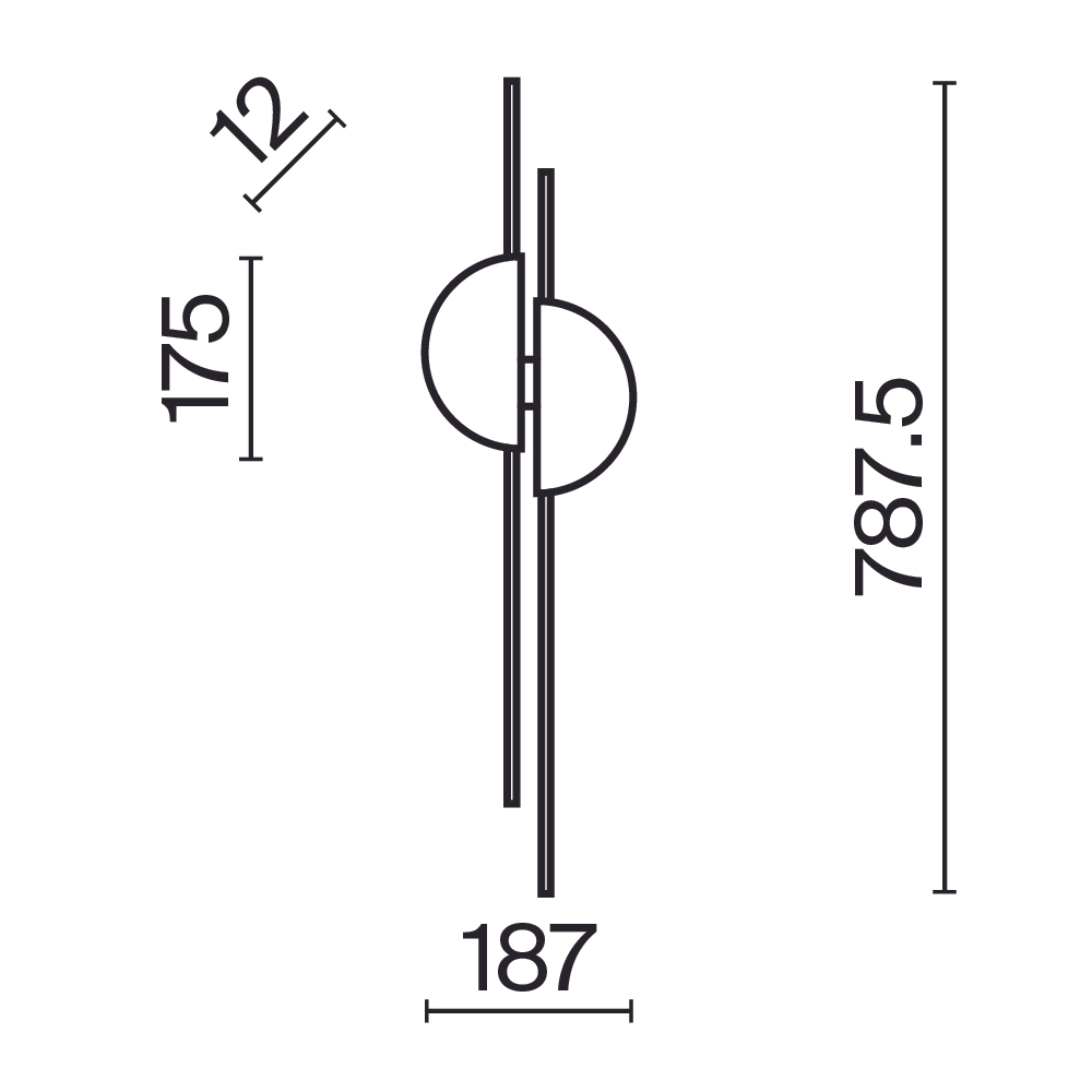 Настенный светильник (бра) Maytoni MOD179WL-L22W4K