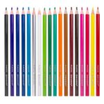 Карандаши цветные пластиковые BRAUBERG PREMIUM, 18 цветов, трехгранные, грифель мягкий 3 мм, 181662