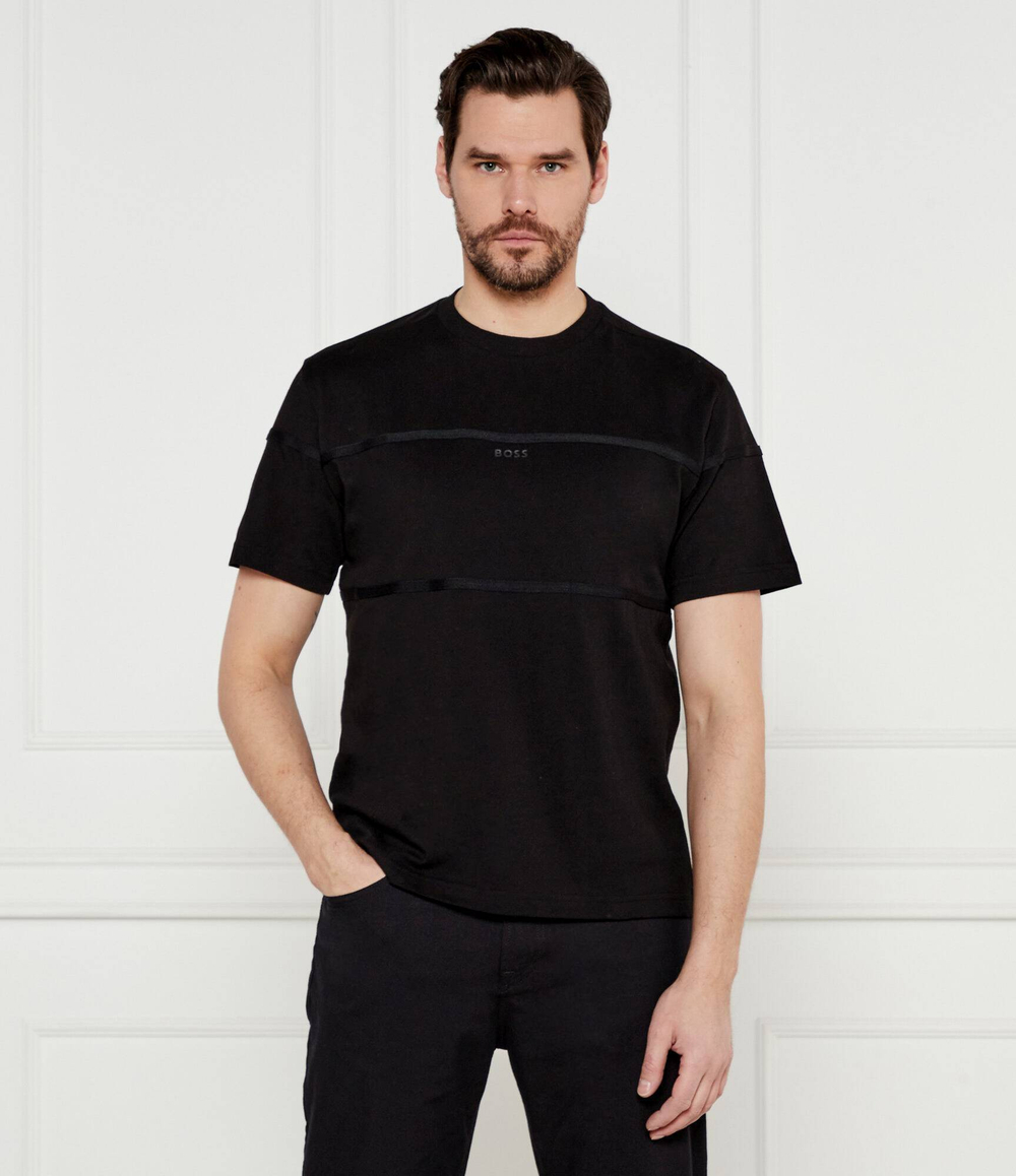 Футболка Tercy Tape HJ BOSS GREEN - черный(50531274)