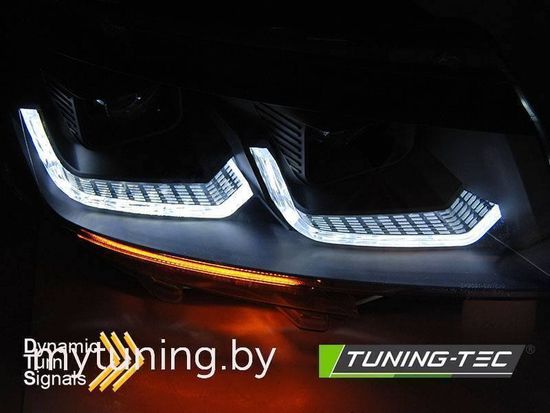 Фары передние BLACK DRL SEQ для VW T6.1 20-