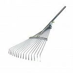 Грабли веерные Feona, проволочные, регулируемые, с металлической ручкой 120 см