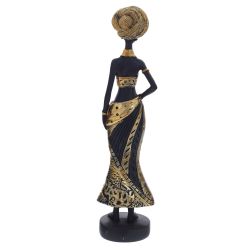 GAEM Фигурка декоративная "Африканка", L6,5 W6 H26 см