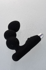 Чёрный вибростимулятор простаты Erotist (Цвет: черный)