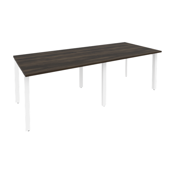 Onix Стол переговорный O.MP-PRG-2.2 Дуб Мали/Металл Белый 2360*980*750