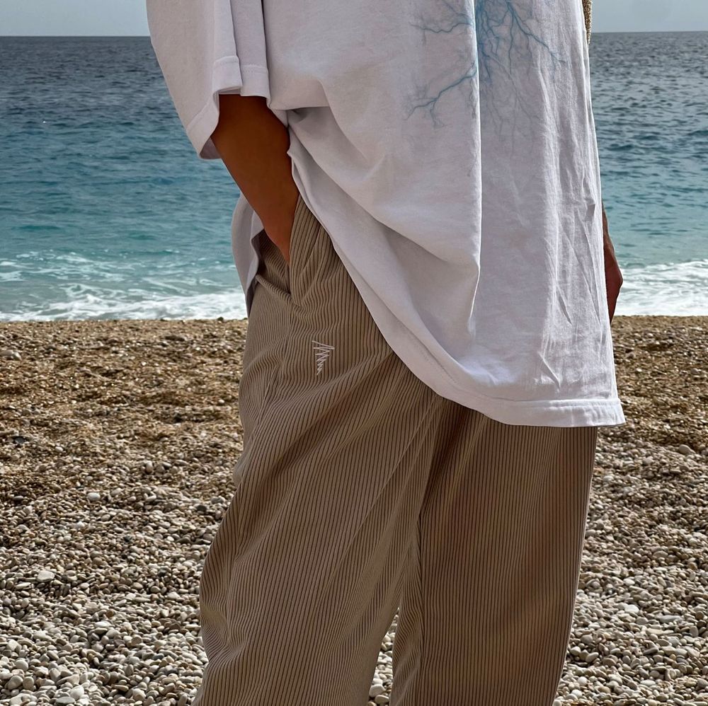 Брюки Смерч #4 Вельветовые Бежевые