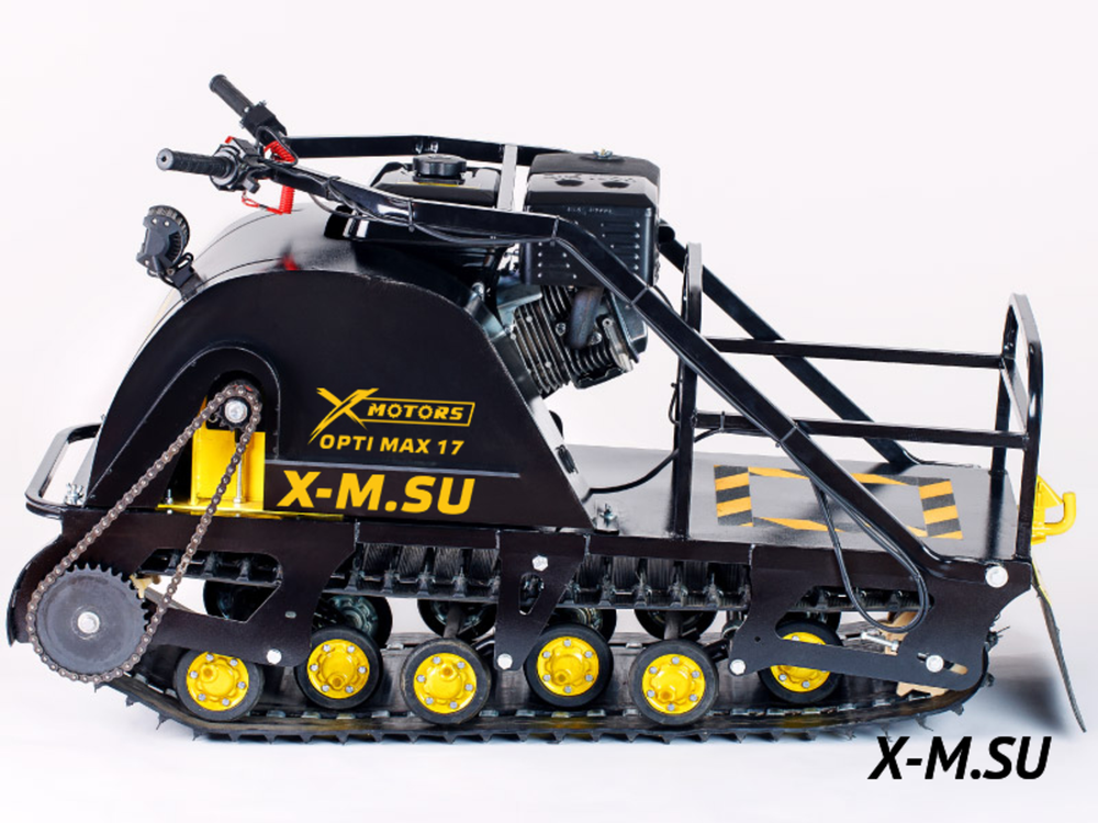 Мотобуксировщик X-MOTORS OPTI MAX 19 л.с с подогревом ручек