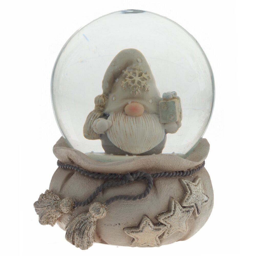 GAEM Фигурка декор в стекл шаре "Гном", D 6.5 см, L7 W7 H9 см, 2в.