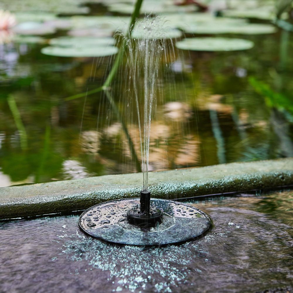 USL-S-825-PT180 RGB FOUNTAIN Садовый светильник на солнечной батарее Фонтан. Плавающий. 12 светодиодов. RGB свет. 1xАA Ni-Mh аккумулятор в-к. IP44. TM Uniel