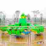 Электрическая Аттракцион карусель «Весёлые лягушата», 8×8×3,6 м