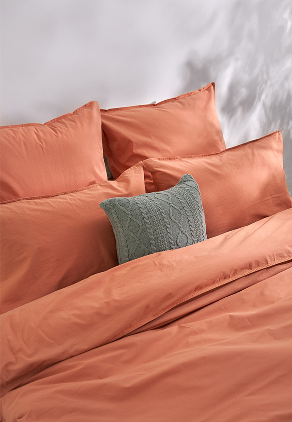 Наволочка 70x70 Luxberry Urban терракотовая