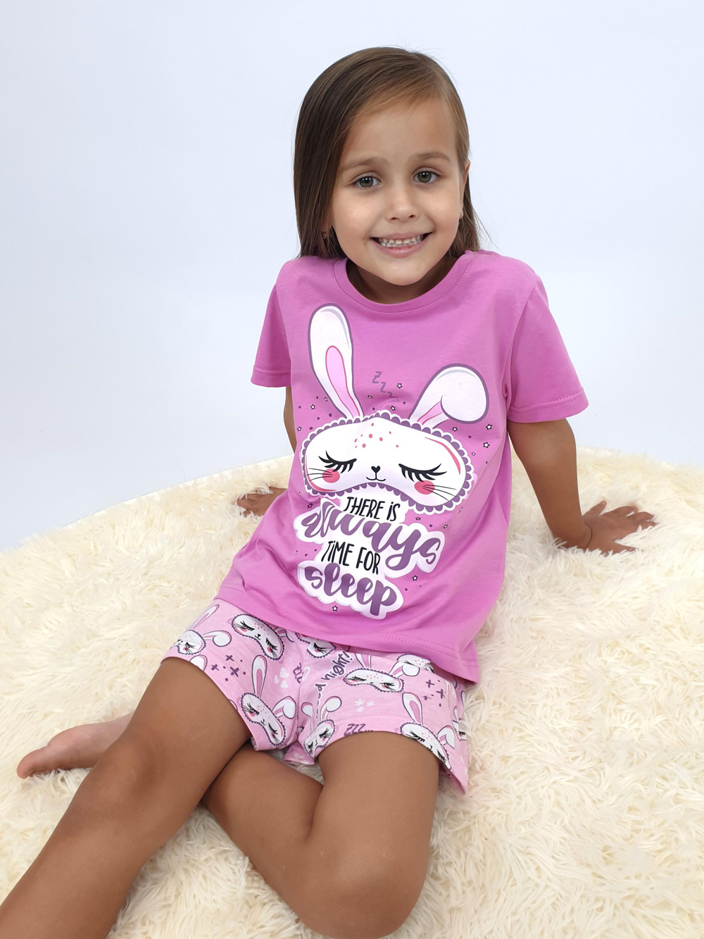 7-45-2 Пижама для девочки Luneva