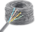 Кабель витая пара UTP 5e кат. 4 пары KINGPRICE KP-UTP-C5E-0.5MM-CCA-305M