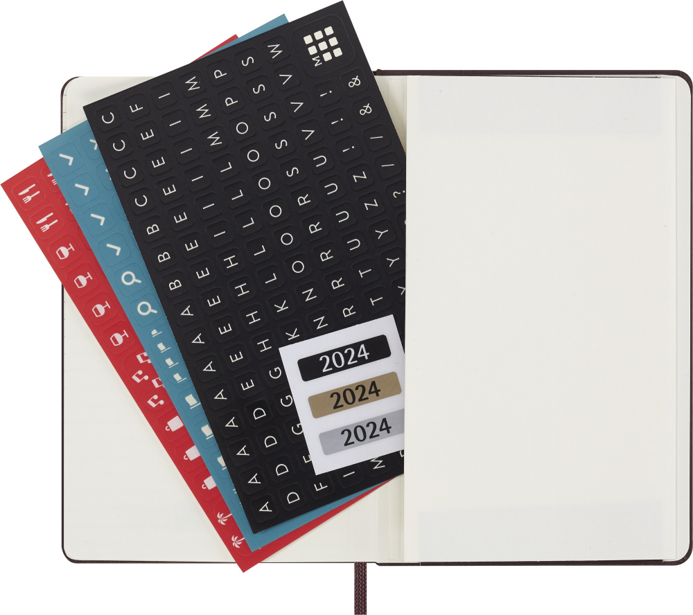 Еженедельник Moleskine Classic WKNT Pocket 90x140мм 144стр линейка бордовый (DHF1012WN2Y24)