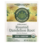 Traditional Medicinals, Органический травяной чай, обжаренный корень одуванчика, без кофеина, 48 чайных пакетиков, 72 г (2,53 унции)