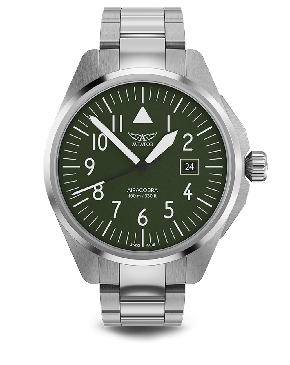 Чаcы кварцевые AVIATOR AIRACOBRA TYPE A V.1.38.0.319.5 мужские