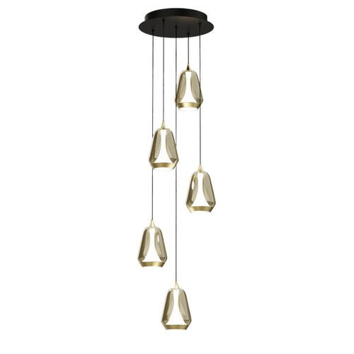 Подвесной светильник MD24001011-5A brass/champagne