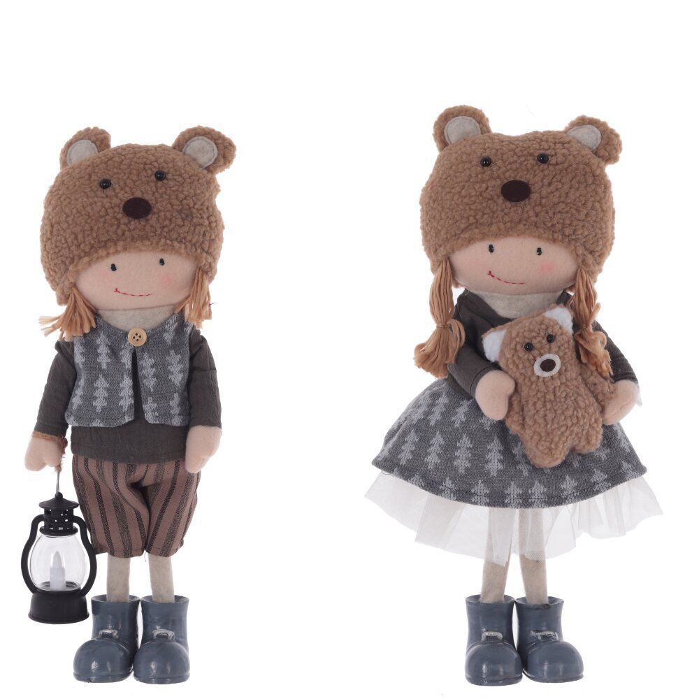 GAEM Игрушка набивная с подсветкой "Мальчик/Девочка", L13 W9 H37 см, 2в.