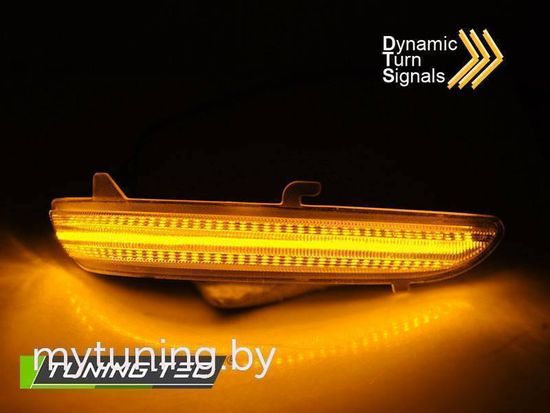 Повторители поворота IN THE MIRROR WHITE LED SEQ для PEUGEOT 208 / 2008 / CITROEN C3