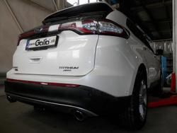 Фаркоп оцинкованный Galia F136C для FORD Edge, SUV, 2015-(паспорт и сертификат в комплекте)(без электрики)
