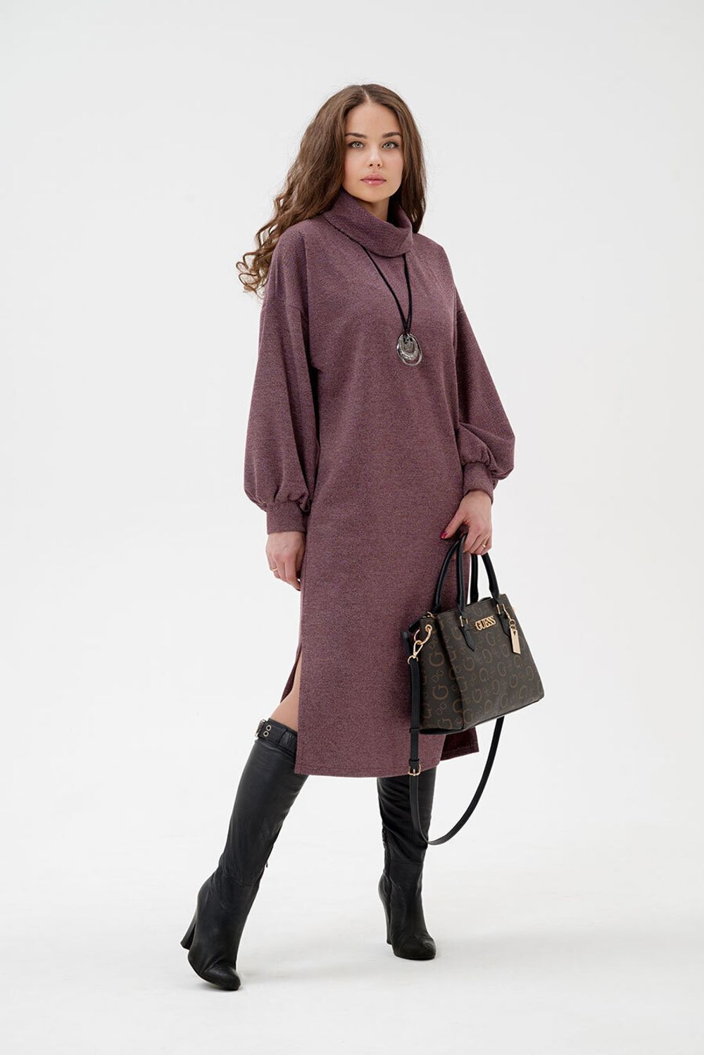 Платье Амелия (46-56) Serenada винный (Акция)