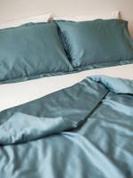 Пододеяльник 2спальный сатин бирюзовый