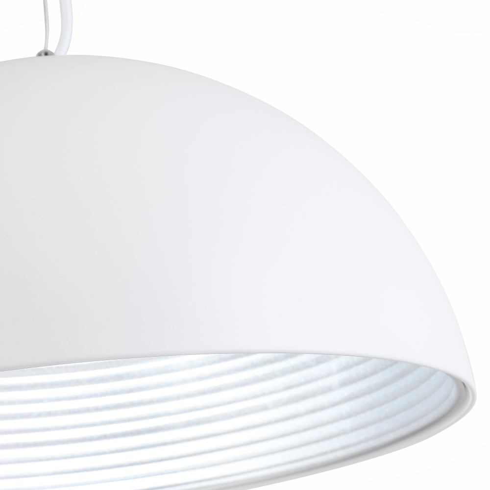SL279.503.01 Светильник подвесной ST-Luce Белый/Белый, Серебристый E27 1*60W