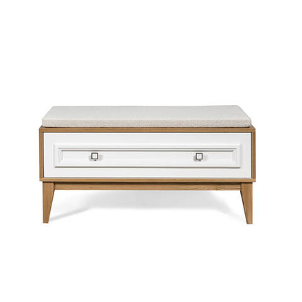 ТОРИНО Тумба для обуви ГМ 4199 /дуб (БЕЛ/НАТУР.ДУБ)