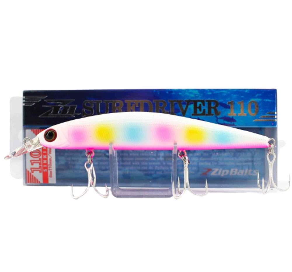 Воблер ZipBaits ZBL SURF DRIVER 110S 677 Max Glow Candy