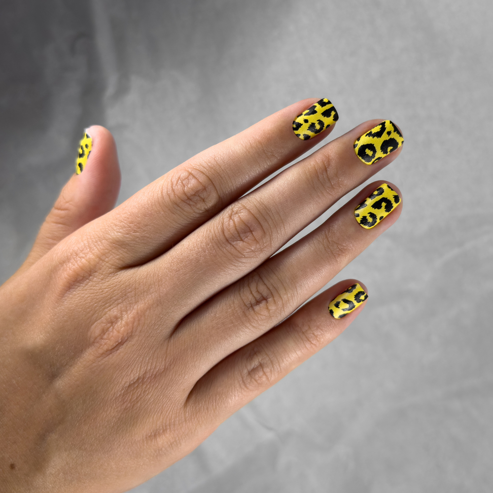 Crazy Manic Плёнки для ногтей для маникюра leopard safari