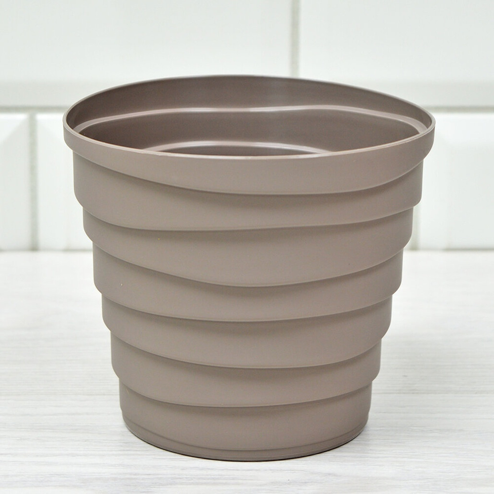 Кашпо Бархан 0,9л, мокачино