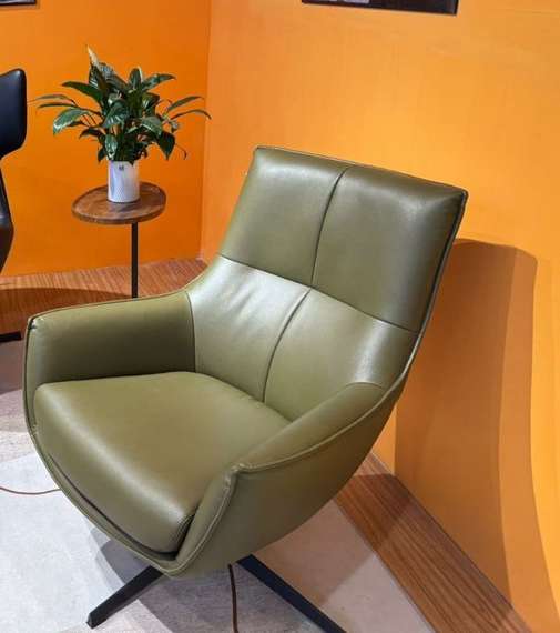 Крутящееся кресло Harmon, зеленое