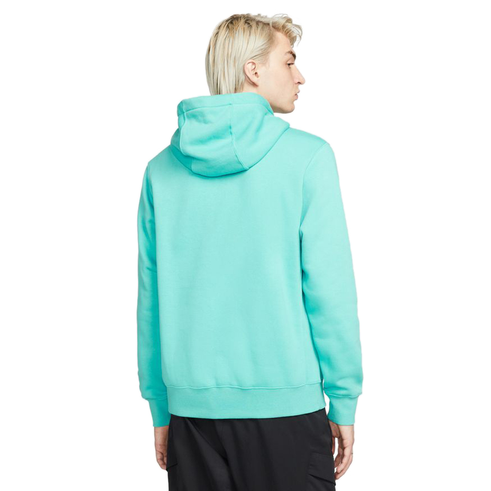 Мужская теннисная кофта Nike Sportswear Club Hoodie PO BB -washed teal/washed teal/white