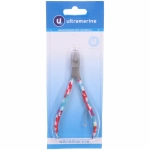 Кусачки для кутикулы, на блистере «Ultramarine», одна пружина, цвет микс, 10см