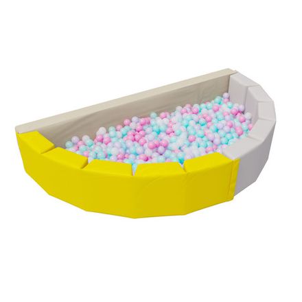 Сухой бассейн Romana «Ломтик» (пастель), 300 шариков (Розовый микс)