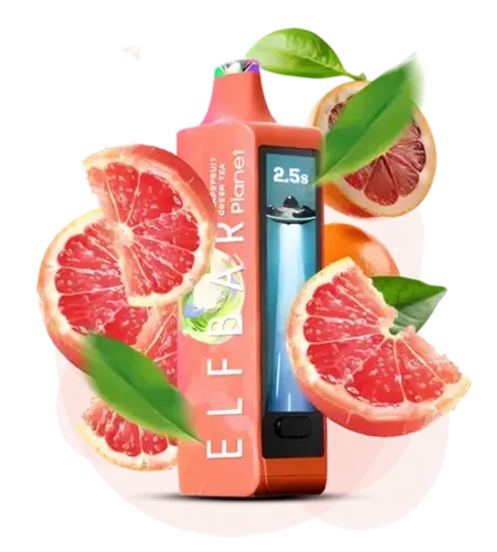 Elf Bar Planet 25000 - Grapefruit Green Tea (5% nic)